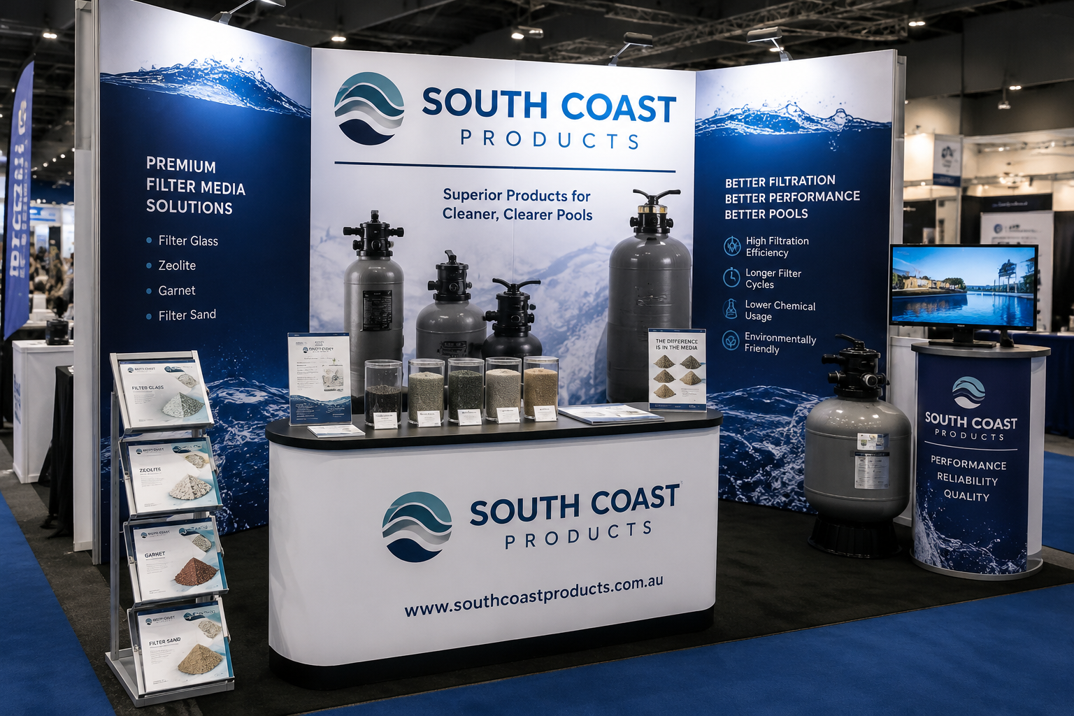 SPLASH! 2026 trade expo — South Coast Products Booth 137